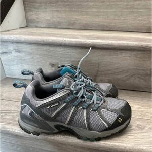 Columbia Teal and Gray Outdoor Shoes